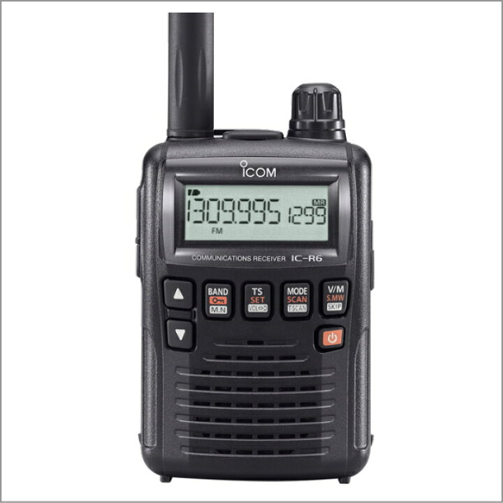 楽天市場】アイコム(ICOM) IC-R6 ブラック 広帯域ハンディ受信機 