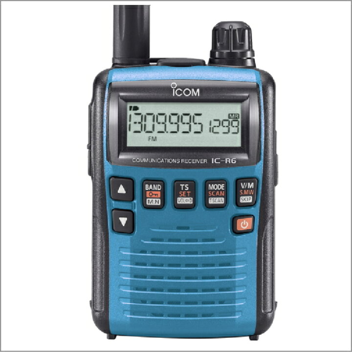 楽天市場】アイコム(ICOM) IC-R6 メタリックブルー 広帯域レシーバー 