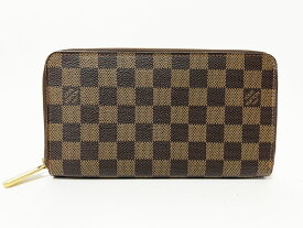 LOUIS VUITTON ルイヴィトン ダミエ ジッピー・オーガナイザー ファスナー 長財布 N60003 美品【中古】