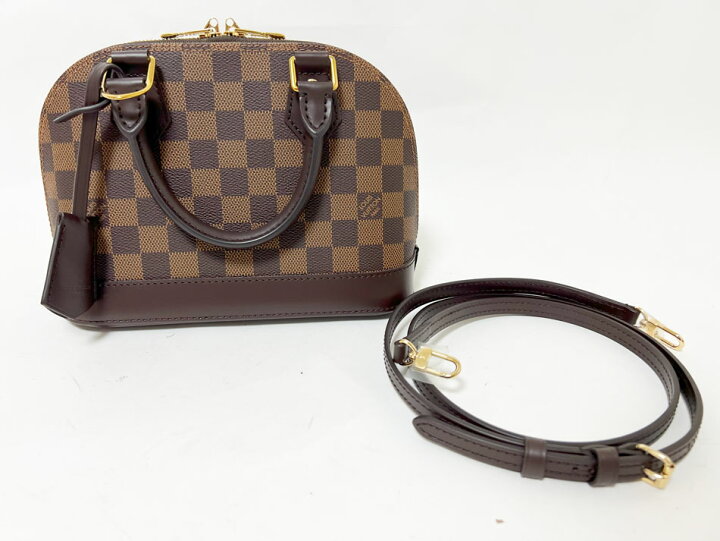 楽天市場】LOUIS VUITTON ルイヴィトン ダミエ アルマBB ハンドバッグ 