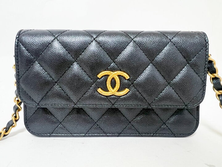 楽天市場】CHANEL シャネル マトラッセ クラシック チェーンウォレット 