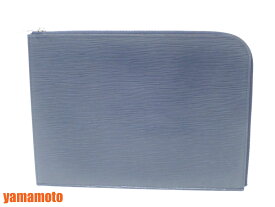 LOUIS VUITTON ルイヴィトン エピ クラッチバッグ ポシェット・ジュールGM NM ブルーマリーヌ M64154 美品【中古】