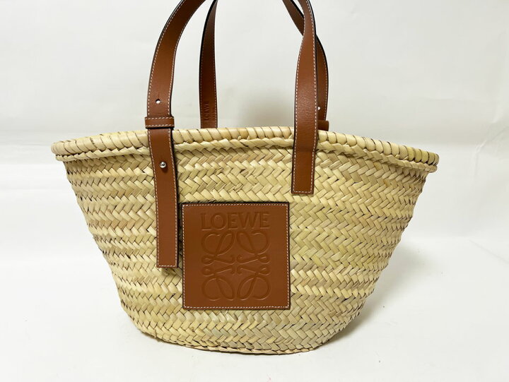 楽天市場】LOEWE ロエベ ストローバッグ トートバッグ 籠 ナチュラル 