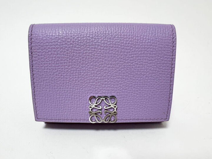 楽天市場】LOEWE ロエベ コンパクト 3つ折り 財布 アナグラム レザー  