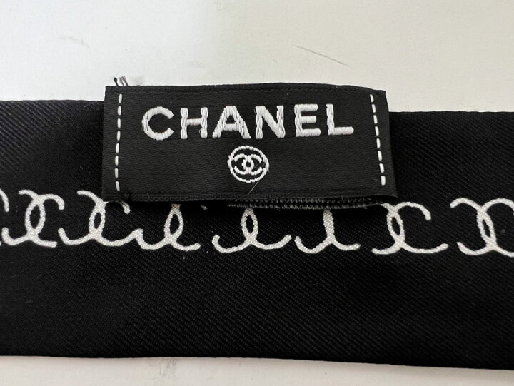 楽天市場】CHANEL シャネル ヘアバンド ツイリー スカーフ シルク  