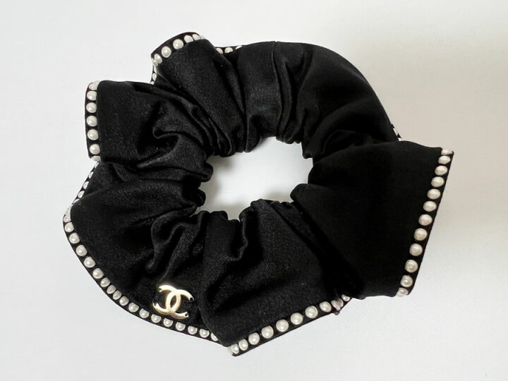 楽天市場】CHANEL シャネル シュシュ ヘア アクセサリー サテン  