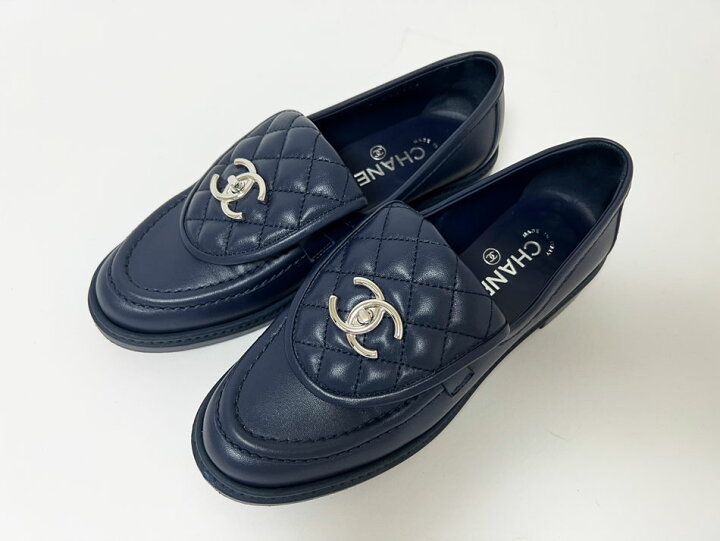 楽天市場】CHANEL シャネル レディース ローファー シューズ 靴 CC  