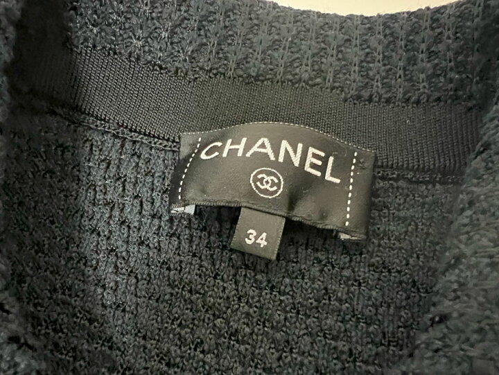 楽天市場】CHANEL シャネル レディース ジャケット ニット ブラック  