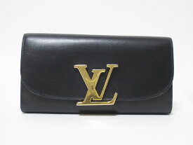 LOUIS VUITTON ルイヴィトン パルナセア ポルトフォイユ ヴィヴィエンヌ 長財布 カーフ ブラック ゴールド金具 M58171 訳あり【中古】