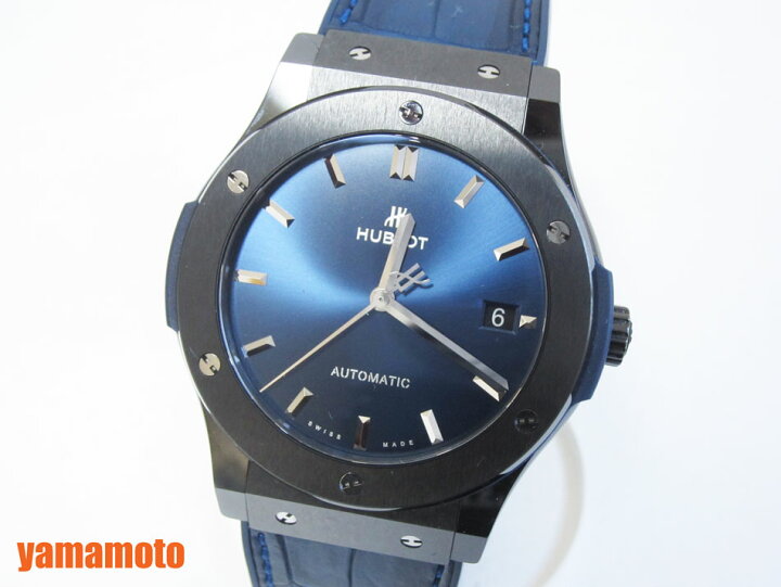 楽天市場】HUBLOT ウブロ クラシック フュージョン セラミック ブルー 