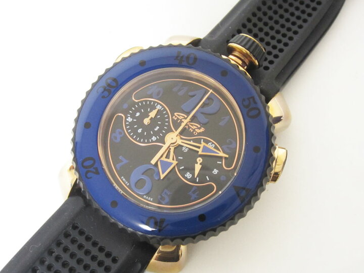楽天市場】GaGa MILANO ガガミラノ クロノスポーツ45mm メンズウォッチ 