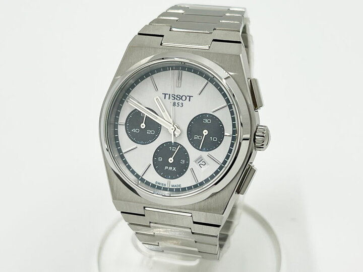 中古 腕時計 メンズ ティソ TISSOT PRX オートマティック クロノグラフ  