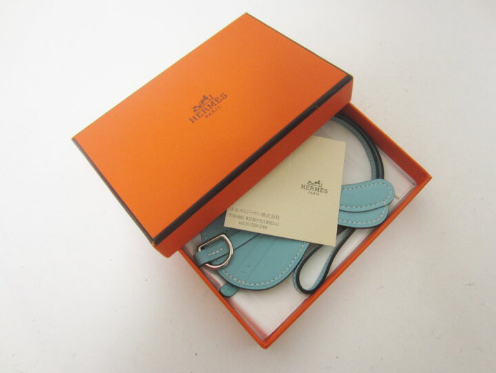 楽天市場】HERMES エルメス バッグチャーム パドック セル ヴォー  