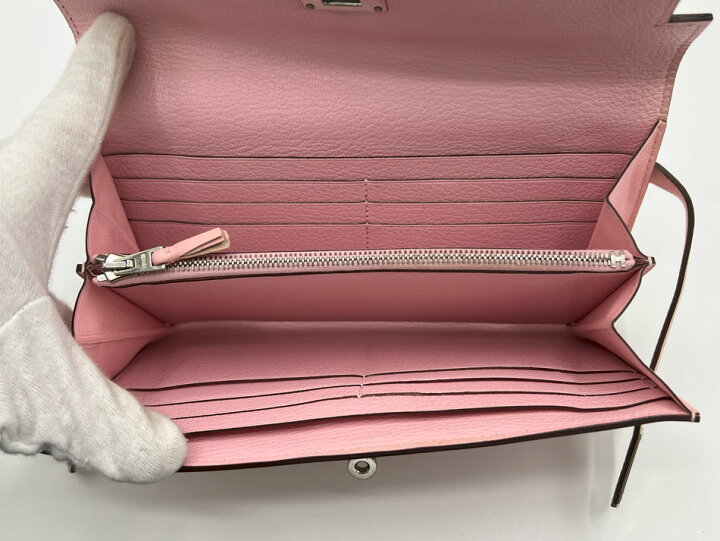楽天市場】HERMES エルメス ケリーウォレット ケリーポルテヴァリュル  