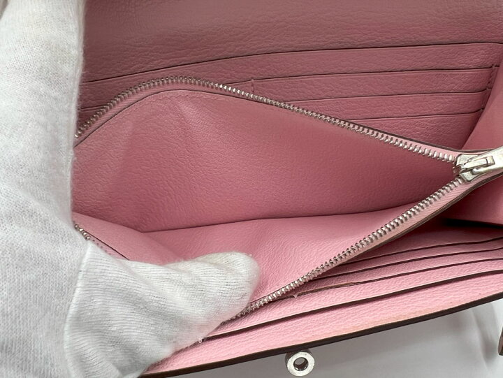楽天市場】HERMES エルメス ケリーウォレット ケリーポルテヴァリュル 
