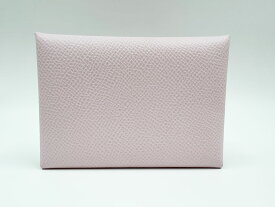 HERMES エルメス カルヴィ デュオ ヴェルソ コインケース カードケース ヴォーエプソン モーヴシルベス B刻印 新品同様 【中古】
