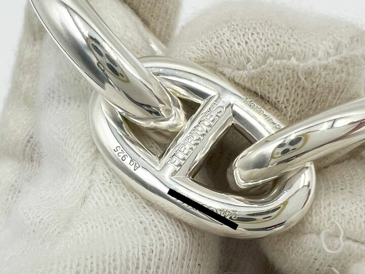 楽天市場】HERMES エルメス ブレスレット シェーヌダンクル TGM 11コマ  