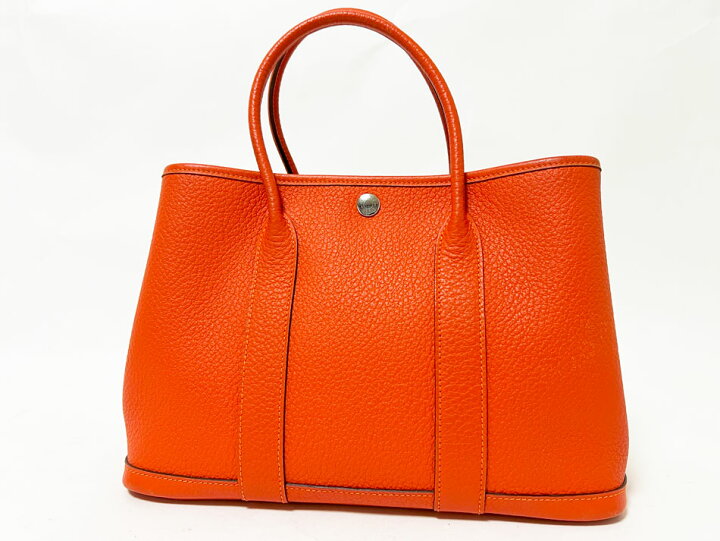 HERMES (エルメス) ガーデンパーティPM ハンドバッグ トートバッグ  