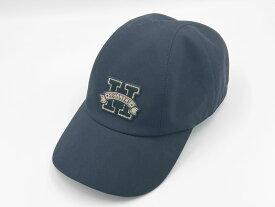 HERMES エルメス キャスケット デイヴィス H セリエ メンズ キャップ コットン ブラック サイズ：61 H232030N 0259 美品 【中古】