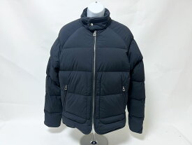 HERMES ピウミーノ レディース ダウンジャケット セリエ ブルゾン ブラック ナイロン Sサイズ 【中古】