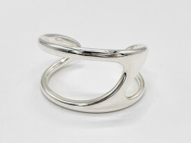 HERMES エルメス シェーヌダンクル パンク バングル ブレス Ag925 SV シルバー サイズ：14 H124404B 美品 【中古】