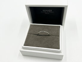 HERMES エルメス フィル・ロンPM ウェディングリング カレッジリング 指輪 Pt950 プラチナ ＃59 H119806B 新品仕上げ【中古】