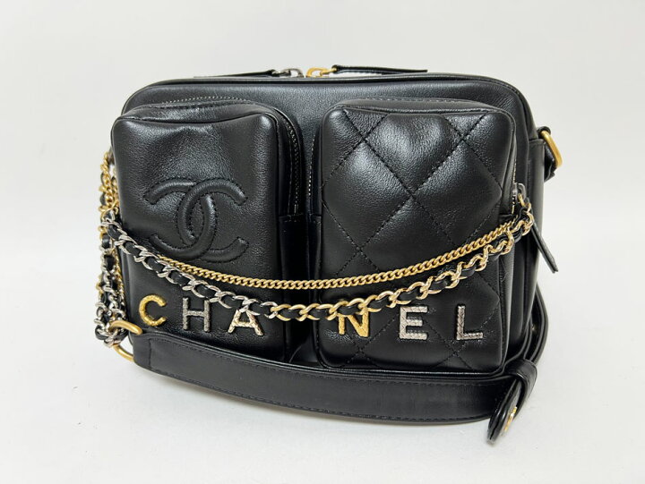 楽天市場】CHANEL シャネル スモール カメラ ケース ショルダーバッグ  