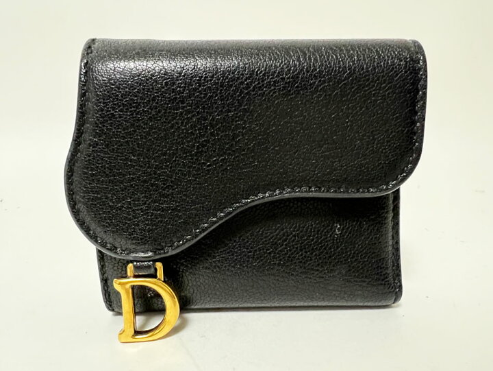 楽天市場】Christian Dior クリスチャン ディオール サドル 3つ折り  