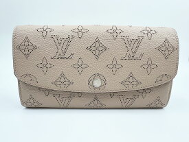LOUIS VUITTON ルイヴィトン マヒナ ポルトフォイユ イリス 長財布 2つ折り ガレ パンチングレザー M60144 未使用品【中古】