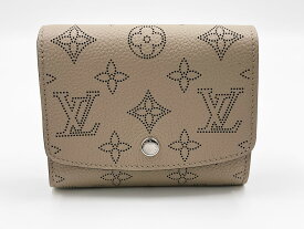 LOUIS VUITTON ルイヴィトン マヒナ ポルトフォイユ イリス コンパクト 2つ折り ガレ パンチングレザー M62542 未使用品【中古】
