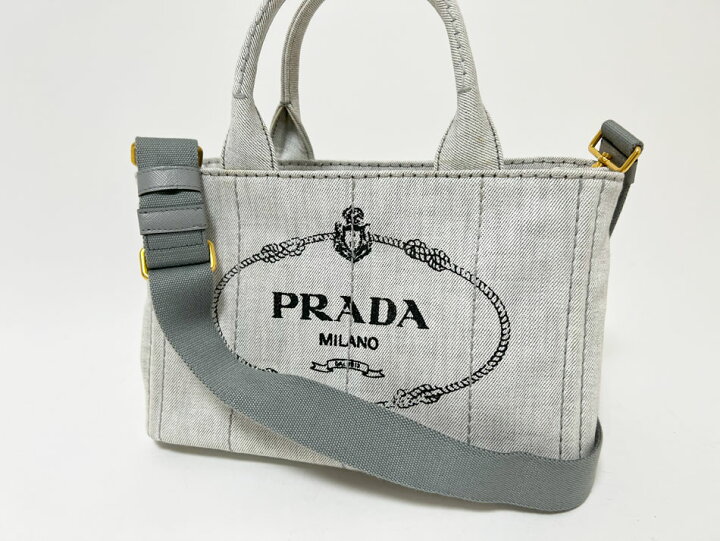 楽天市場】PRADA プラダ カナパ ミニ トートバッグ ハンドバッグ  