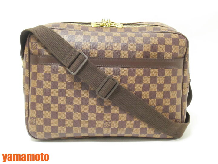 楽天市場】LOUIS VUITTON ルイウ゛ィトン ダミエ リポーターGM SO  