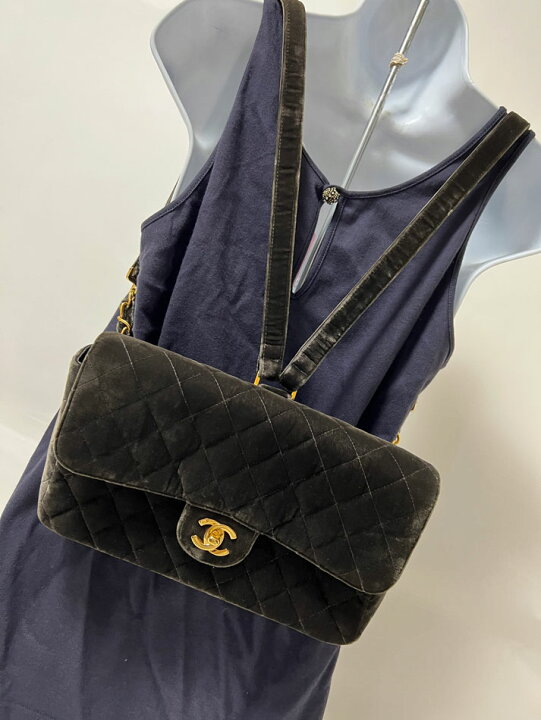 楽天市場】CHANEL シャネル マトラッセ リュック バックパック ベロア 