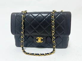 CHANEL シャネル マトラッセ チェーンショルダーバッグ ラムスキン ブラック ゴールド金具 ボルドー ヴィンテージ シリアルシール ブティックシール 36番 1995年【中古】