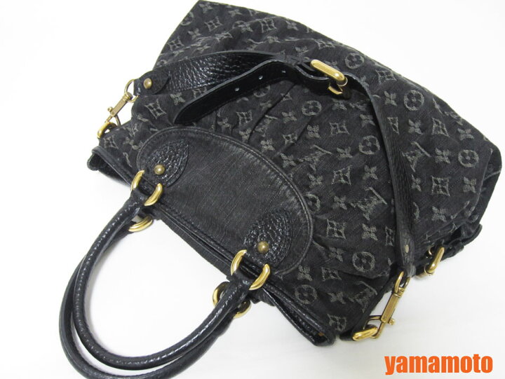 楽天市場】LOUIS VUITTON ルイヴィトン モノグラム デニム ブラック 