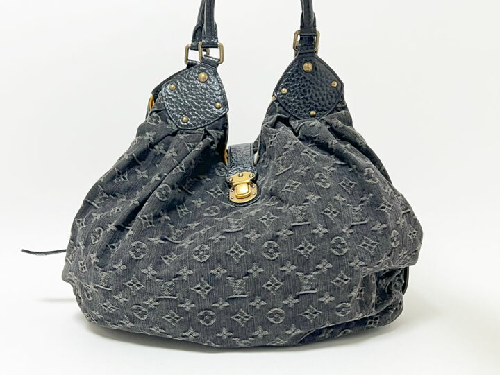 楽天市場】LOUIS VUITTON ルイヴィトン モノグラム デニム ブラック XL 