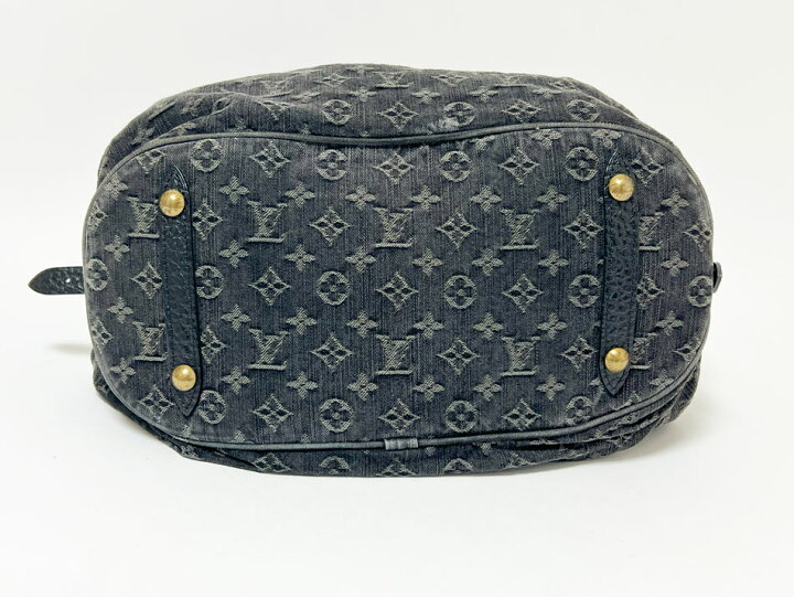 楽天市場】LOUIS VUITTON ルイヴィトン モノグラム デニム ブラック XL 