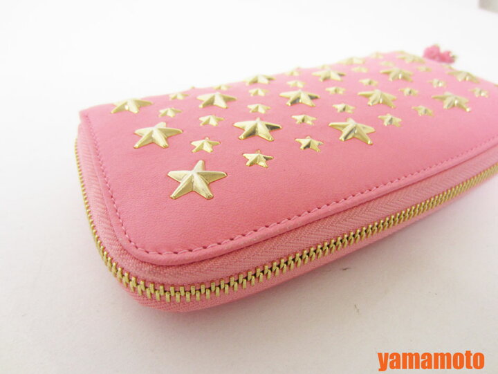 楽天市場】JIMMY CHOO ジミーチュウ ファスナー 財布 スタッズ  