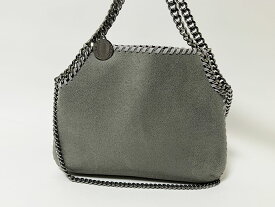 STELLA McCARTNEY ステラマッカートニー ファラベラ ミディアム ショルダーバッグ グレー 700110 W8719 超美品【中古】