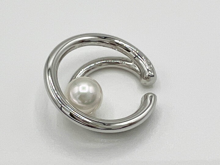 楽天市場】MIKIMOTO ミキモト イヤーカフ 片耳用 シルバー パール 