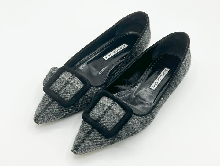 美品】MANORO BLAHNIK マノロブラニク Maysale パンプス 美品 マノロ 
