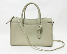 VASIC ヴァジック QUILL MINI クイルミニ ハンドバッグ ショルダーバッグ レザー アイボリー 超美品【中古】