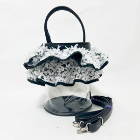 setsuko sagittaire セツコ サジテール 2WAYバッグ ハンドバッグ ショルダーバッグ シティ PVC 白 クリア SCI-122-WHT 美品【中古】