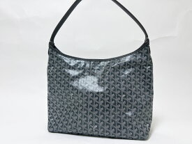 GOYARD ゴヤール ボエム ワンショルダーバッグ トートバッグ グレー PVC レザー ポーチ 美品【中古】