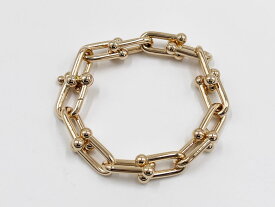 TIFFANY&CO. Tiffany ティファニー HardWear ハードウェア ラージリンク ブレスレット ローズゴールド 750 K18 トリプルエクストララージ 新品仕上げ【中古】