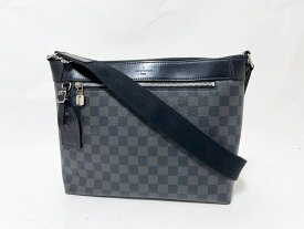 LOUIS VUITTON ルイヴィトン ダミエ グラフィット ミックPM NM ショルダーバッグ 斜め掛け メンズ ブラック N40003【中古】