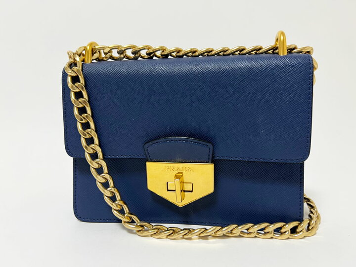 楽天市場】PRADA プラダ サフィアーノ ショルダーバッグ 斜め掛け  