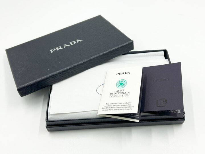 楽天市場】PRADA プラダ 長財布 シティカーフタブ 財布 2つ折り 長財布  