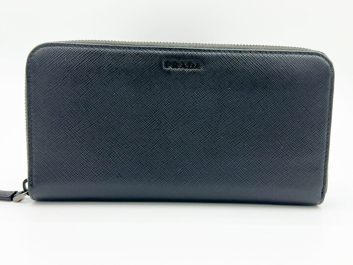 楽天市場】PRADA プラダ ラウンドファスナー財布 長財布 SAFFIANO 