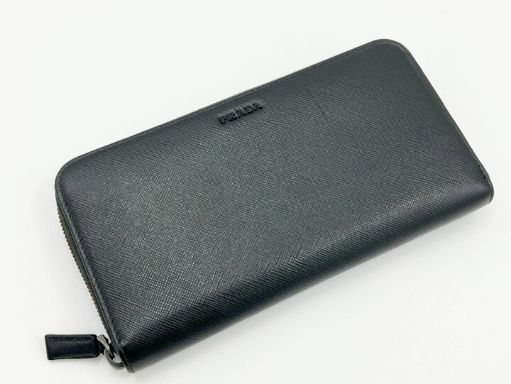 楽天市場】PRADA プラダ ラウンドファスナー財布 長財布 SAFFIANO 